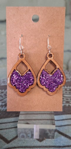 Violetwood Earrings
