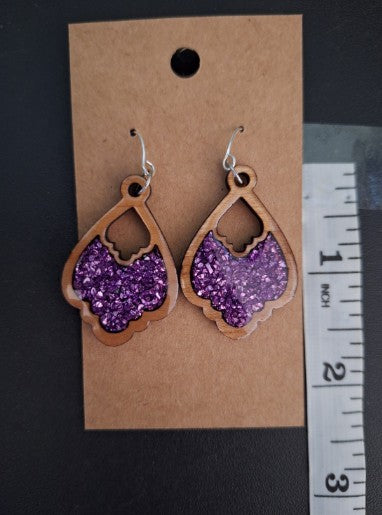 Violetwood Earrings