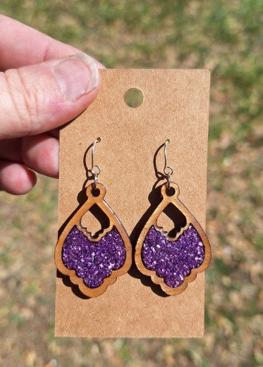 Violetwood Earrings