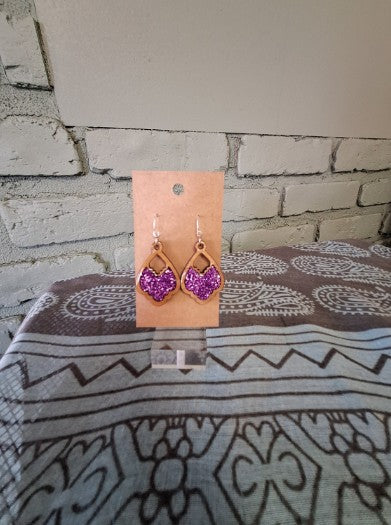 Violetwood Earrings